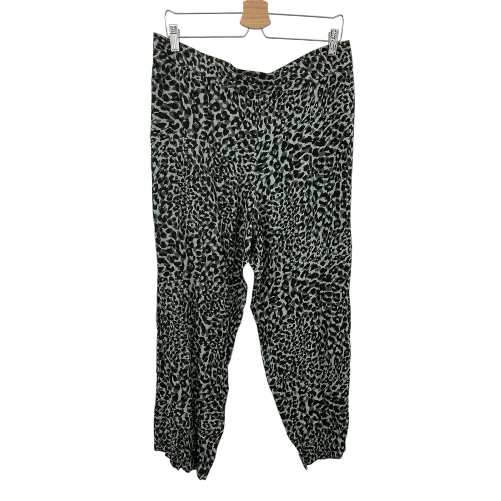 Olsen Leopard Print Lounge Lightweight Pants